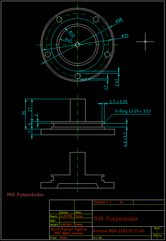 Dampfmaschine Typ Arkona gebaut von Rainer Radow