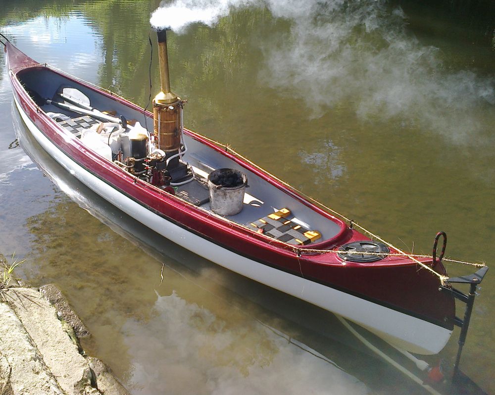 Dampfboot Dampfkanu - Bild 1 -  aufgenommen von Ronny Wildner: 2013-08