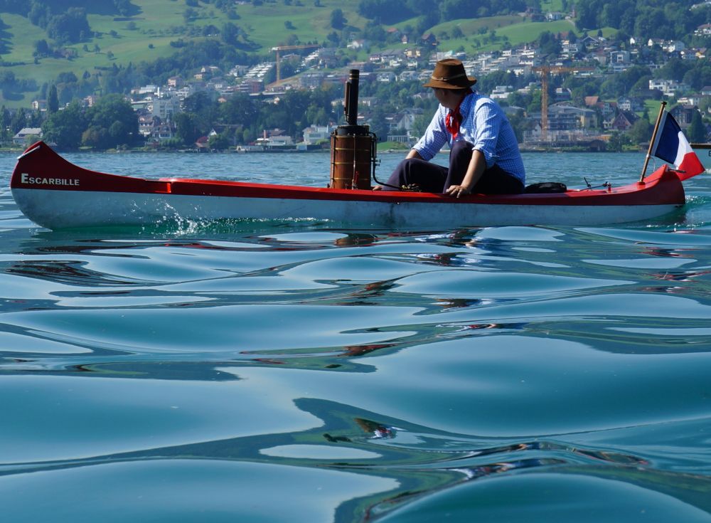 Dampfboot Escarbille - Bild 3 -  aufgenommen von Rainer Radow: 2013-09